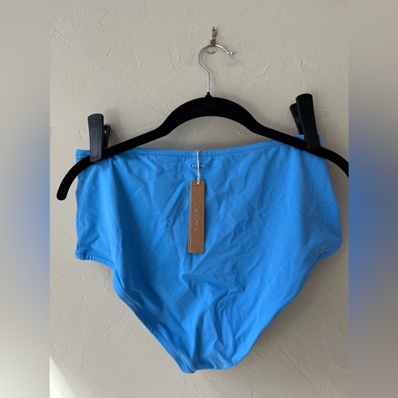 SKIMS SWIM HIGH WAISTED FULL BRIEF BIKINI BOTTOM TIDE M - Picture 2 of 6